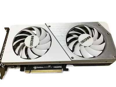 INNO3D GeForce RTX 4060 Ti TWIN X2 OC White 8GB GDDR6 GPU DLSS 3 Card Only - Immagine 1 di 4
