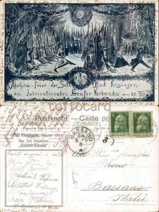 GERMANY-ABSCHIEDS FEIER GENFER VERBANDES BAD KISSINGEN 1911-C98-117 - Picture 1 of 1