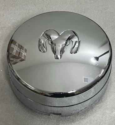 2003 - 2018 OEM Dodge Ram 3500 Dually Chrome REAR Center Hub Cap 52106877AC - Image 1 of 4