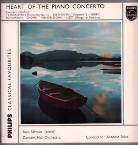 GBL5531 Juan Salvato and Concert Hall Orchestra Heart of the Piano Concerto LP - Picture 1 of 3