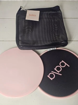 Bala Black Pilates Aerobic Exercise Workout Slider Discs 7-inch Pink w/ Mesh Bag - Image 1 of 3