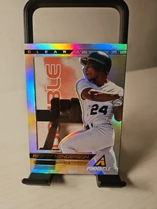 2013 Panini Clear Vision Rickey Henderson Double Parallel Oakland Athletics - Bild 1 von 2