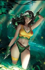 ROGUE & GAMBIT 5 R1C0 VIRGIN VARIANT EXCLUSIVE MARVEL COMICS X-MEN 2023 NM - Bild 1 von 1