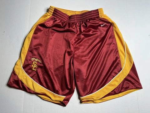 Vintage USC Trojans Nike Size Medium Official Nike Basketball Shorts Cover