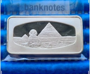 Great Pyramid of Egypt Silver Ingot. SIA Wonders of the World Limited Edition - Picture 1 of 2