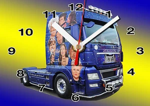 HORLOGE MURALE CAMION,TRUCK, MAN, LES ENFOIRES -01 - Imagen 1 de 1