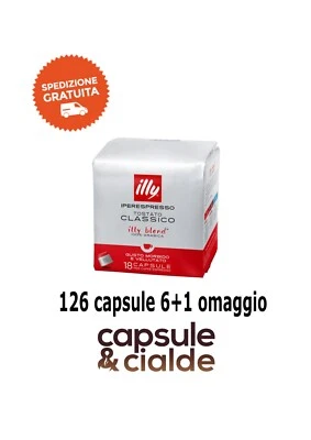 126 CIALDE CAPSULE CAFFE' ILLY IPERESPRESSO TOSTATO CLASSICO ex Tostatura media