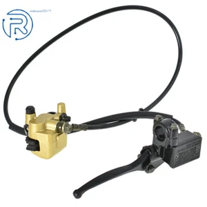 For Quad Dirt Bike ATV 90cc-250cc Hydraulic Front Disc Brake Caliper System - Picture 1 of 6