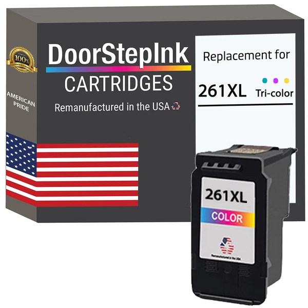 DoorStepInk Compatible Ink Cartridge For Canon PG-260XL CL-261XL variation-USA - Image 1 of 1