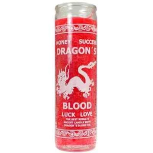 Vela tarro de 7 días de sangre de dragones verde azure CJDRAB - Imagen 1 de 1