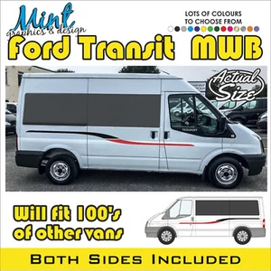 FORD TRANSIT MK7 MWB kompatibel Camper Van Wohnmobil GRAFIK AUFKLEBER 073 - Bild 1 von 4