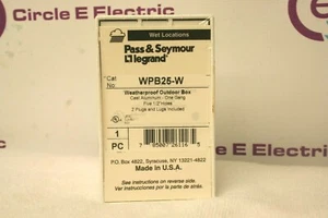 PASS & SEYMOUR WPB25-W Waterproof Outdoor Box *NEW* - Picture 1 of 5