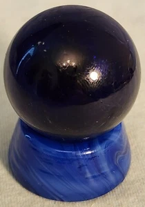 Andy Davis Mármol Contemporáneo Hecho a Mano con Base, 1 1/2" Diámetro, #62AC - Imagen 1 de 9
