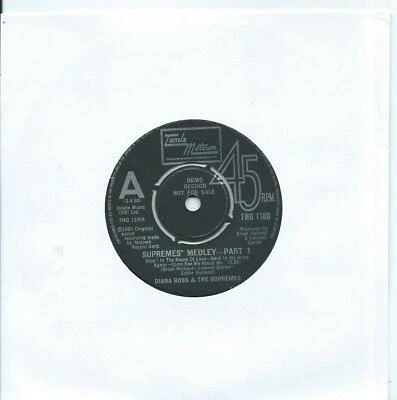 Diana Ross & Supremes:Supremes Medley Part 1 & 2:Motown:TMG 1180 - Image 1 of 2