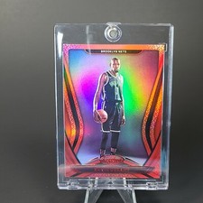 1 ON EBAY - Kevin Durant NETS RED HOLO PANINI CERTIFIED CARD - INVESTMENT 