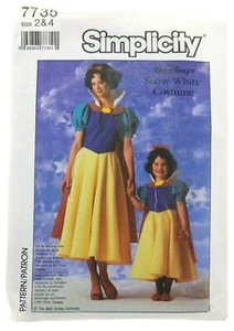 Busto Simplicity Niñas 21-23" Disfraz Blancanieves Patrón de Costura Infantil Disney - Imagen 1 de 2