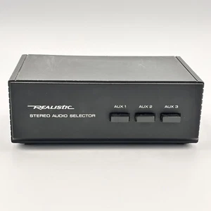 VINTAGE Radio Shack Realistic Stereo Audio Selector Cat No 42-2110 - Picture 1 of 5