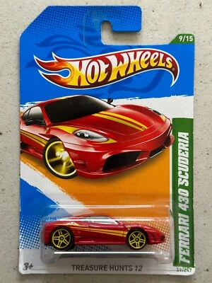 2011 Hot Wheels Treasure Hunts FERRARI 430 SCUDERIA with Protector - Image 1 of 4