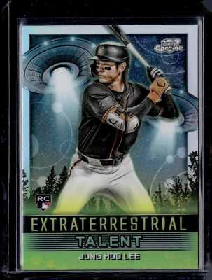 2024 Topps Cosmic Chrome #ET-22 Jung Hoo Lee Rookie Extraterrestrial Talent - Image 1 of 2