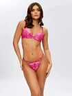 Ann Summers Lasting Lover Pink Plunge Bra & Thong Sz 32C 12 *In Stock*