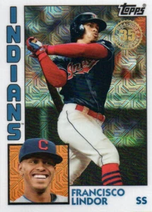 2019 Topps '84 Topps Silver Pack Chrome #T849 Francisco Lindor - Picture 1 of 1
