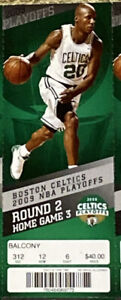 Magic @ Celtics 2009 NBA Playoff Ticket Stephon Marbury 12 Fourth Quarter Points