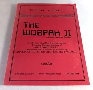 THE WOZPAK II VINTAGE APPLE COMPUTER REFERENCE BY A.P.P.L.E. & WOZ - Afbeelding 1 van 7