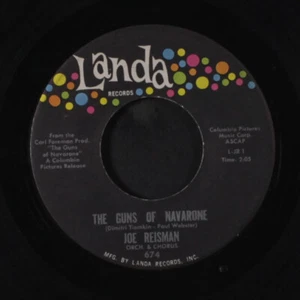 JOE REISMAN: guns of navarone / yassu Landa Records 7" Single 45 RPM - Bild 1 von 2