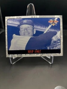 Collezione Mickey Mantle 1997 MVP 1962 #5 HOF Mickey Mantle NMMT - Foto 1 di 2