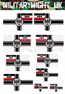 1/32 - 1/35 SCALE FIGURES FLAGS WW1 GERMAN KAISER DIORAMA MODEL DECALS - Bild 1 von 1