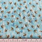 Creature Comforts Springs Industries Bees On Bluea Cotton Half Yard Remnant