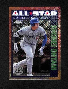 2025 Topps Series 2 Shohei Ohtani /99 Silver Pack Chrome Green Refractor 1990 - Picture 1 of 2