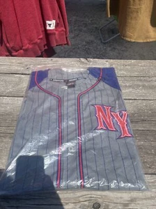 Orange County Choppers striped baseball jersey sewn Jersey New York - Picture 1 of 3