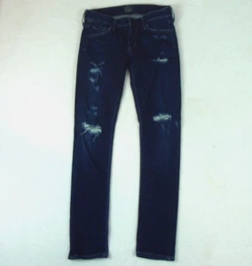 Citizens Of Humanity Jeans Damen Größe 28 USA Dark Wash Denim Blau Distressed - Bild 1 von 9