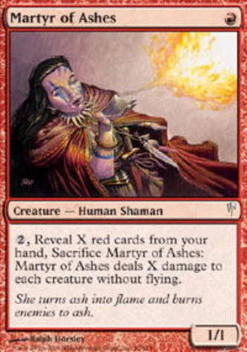 Martyr of Ashes ~ Lightly Played ColdSnap MTG Magic UltimateMTG Red Card - Image 1 of 1
