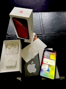 Apple iPhone XR Red - 64GB (Unlocked) A2105 (GSM) Boxed🎁🚚 Next Day Delivery - Zdjęcie 1 z 9