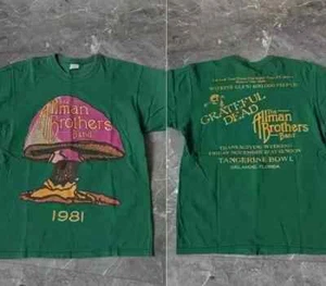 The Allman Brothers Band weißes kurzärmliges Baumwoll-T-Shirt Unisex S-5XL - Bild 1 von 4