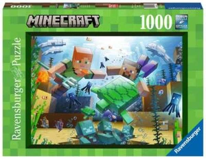 NEW! Ravensburger Minecraft Mosaic 1000pc Puzzle - Picture 1 of 2
