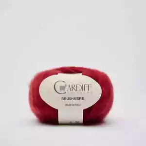 CARDIFF Cachemira Boucle Hilo BRUSHMERE (Italia) - 25g / 0.9oz - 45m / 49y - Imagen 1 de 17