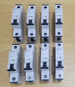 8 x Siemens 5SY61 Leistungsschalter 6A Typ C - Bild 1 von 4