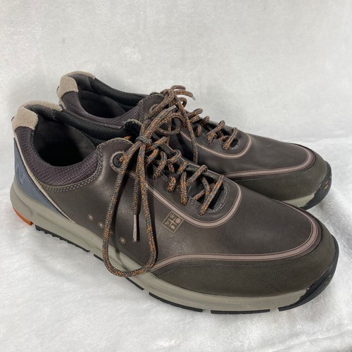 Scarpe da passeggio New Balance MW983BR in pelle marrone sneakers sportive taglia 10 5