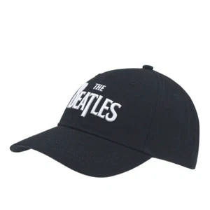 Neu mit Etikett The Beatles Herren Baseballkappe fallend bestickt T-Logo schwarz - Bild 1 von 7