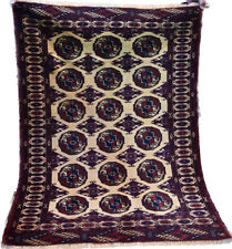 Nice Turkmen Hand Knotted Carpet - 144 X 106 Cm
