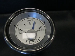 VEETHREE TEMPERATURE GAUGE SILVER 781905PDFB MARINE BOAT - Picture 1 of 7