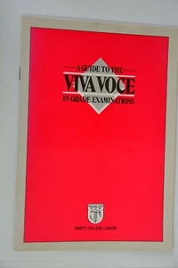 Sheet Music Book Trinity Viva Voce sample questions piano violin recorder 1993 - Picture 1 of 3