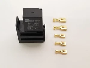 Micro Relay w Socket & Terminals 12V 5 Pin 30amp Sealed High Quality - Picture 1 of 3