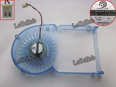 Power Logic PL07018S12H Graphics card fan DC12V 0.25A 2wire 2-Pin Sleeve - Image 1 of 2