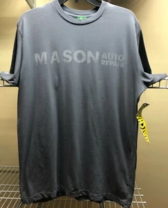 NWT Watchmen Mason Auto Repair Comic Movie Promo T-shirt Size Gray Large - Picture 1 of 11