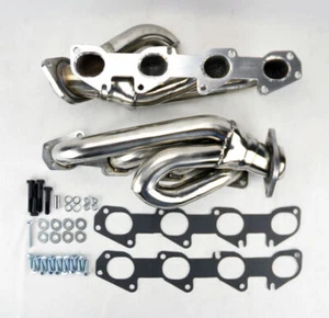 For Dodge Ram 1500 5.7L HEMI V8 2009-2018 Truck Pick Up Shorty Exhaust Headers - Picture 1 of 7