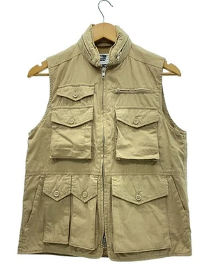 Mens Engineered Garments Engineered Garments Vest XS Cotton BEG - Image 1 of 4